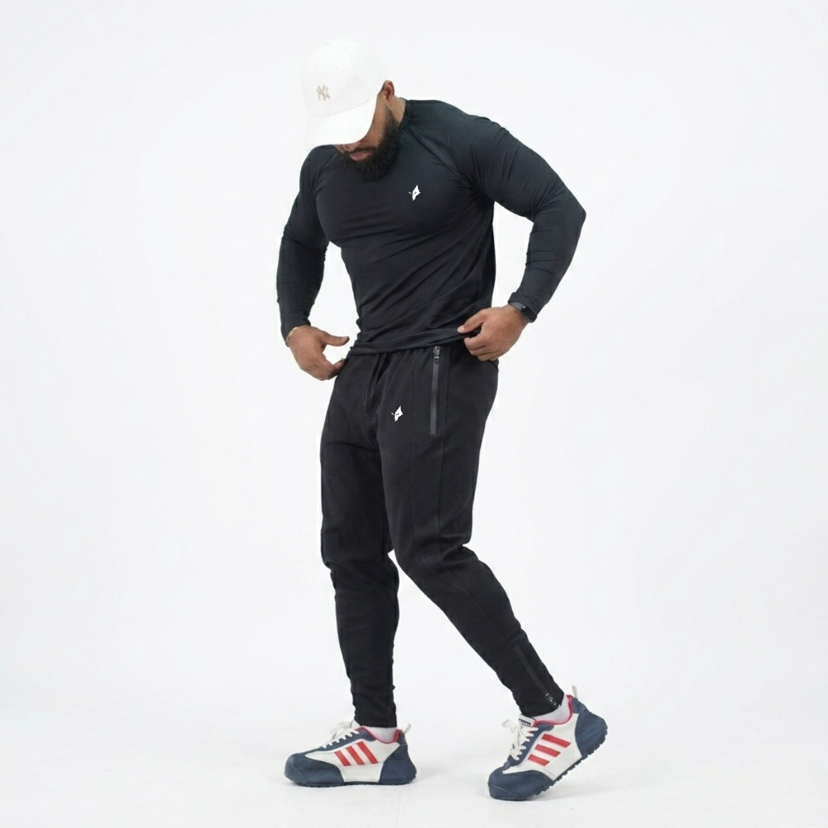 THE WOLFZ – Conjunto Camiseta de Manga Larga y Jogger