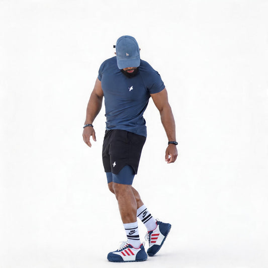 THE WOLFZ – Conjunto Camiseta y Shorts Compresivo